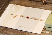 Okify VCA Bracelet Lucky Spring 5 Motifs Rose Gold Mother Of Pearl - 3