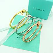 Okify Tiffany Knot Double Row Hinged Bangle - 3