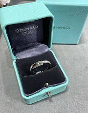 Okify Tiffany Lock Ring in White Gold with Diamonds - 4