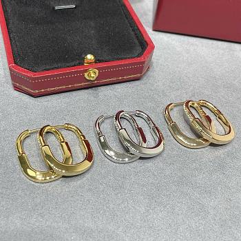 Okify Tiffany Lock Earrings with Diamonds Medium