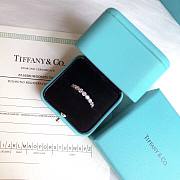 Okify Tiffany Forever Band Ring in Platinum with a Full Circle of Diamonds 3mm Wide - 5