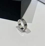 Okify Cartier Love Ring Diamond Paved Black Ceramic 6.5mm - 5