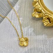 Okify VCA Vintage Alhambra Pendant The Pendant Is Attached To The Necklace’s Chain18k Yellow Gold - 2