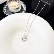 Okify VCA Vintage Alhambra Pendant The Pendant Is Attached To The Necklace’s Chain18k White Gold - 2