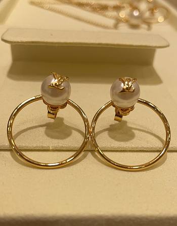 Okify LV Eclipse Pearls Earrings M01237