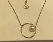 Okify LV Eclipse Pearls Necklace M01239 - 1