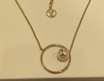 Okify LV Eclipse Pearls Necklace M01239