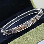 Okify VCA Perlee Sweet Clovers Bracelet Medium Model 18K Diamond - 4