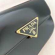 Okify Prada Patent Leather Shoulder Bag Black - 6