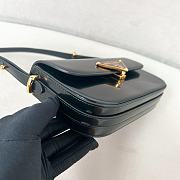 Okify Prada Patent Leather Shoulder Bag Black - 5