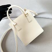 Okify Prada Saffiano Leather Handbag White - 4