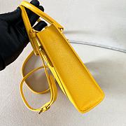 Okify Prada Saffiano Leather Handbag Sunny Yellow - 5