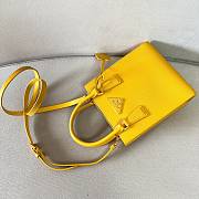 Okify Prada Saffiano Leather Handbag Sunny Yellow - 3