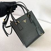 Okify Prada Saffiano Leather Handbag Black - 1
