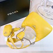 Okify Padded Nappa Leather Prada Re Edition 2005 Shoulder Bag Citron Yellow - 5