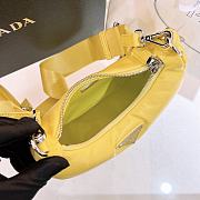 Okify Padded Nappa Leather Prada Re Edition 2005 Shoulder Bag Citron Yellow - 4
