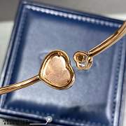Okify Chopard Happy Hearts Bangle Ethical Rose Gold Diamonds - 6