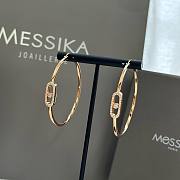Okify Messika Diamond Earrings Move Uno Large Hoop  - 6
