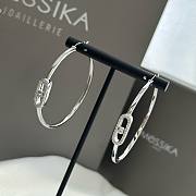 Okify Messika Diamond Earrings Move Uno Large Hoop  - 5