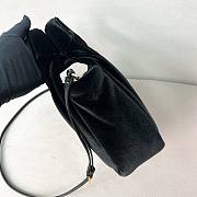 Okify Prada Padded Velvet Mini Handbag Black - 2