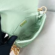 Okify Prada Satin Mini Bag with Crystals Green - 6