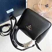 Okify Prada Small Leather Handbag Black - 4