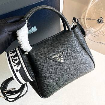 Okify Prada Small Leather Handbag Black