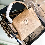 Okify Prada Small Leather Handbag Beige - 1