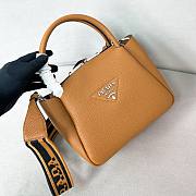 Okify Prada Small Leather Handbag Brown - 1