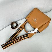 Okify Prada Small Leather Handbag Brown - 3