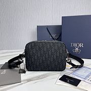 Okify Safari Bag With Strap Black Dior Oblique Jacquard - 3