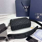 Okify Safari Bag With Strap Black Dior Oblique Jacquard - 2
