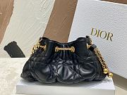 Okify Small Dior Ammi Bag Black Supple Macrocannage Lambskin - 1