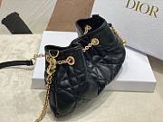 Okify Small Dior Ammi Bag Black Supple Macrocannage Lambskin - 6