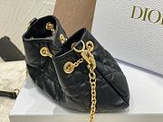 Okify Small Dior Ammi Bag Black Supple Macrocannage Lambskin - 4