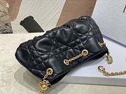 Okify Small Dior Ammi Bag Black Supple Macrocannage Lambskin - 2