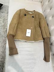 Okify Celine Jacket Suede Yellow 13499 - 6