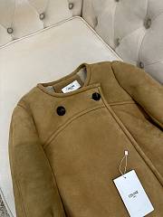 Okify Celine Jacket Suede Yellow 13499 - 5