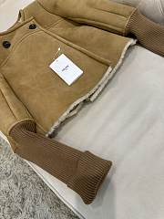 Okify Celine Jacket Suede Yellow 13499 - 2