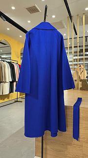 Okify Max Mara Ludmilla Icon Coat Blue - 4