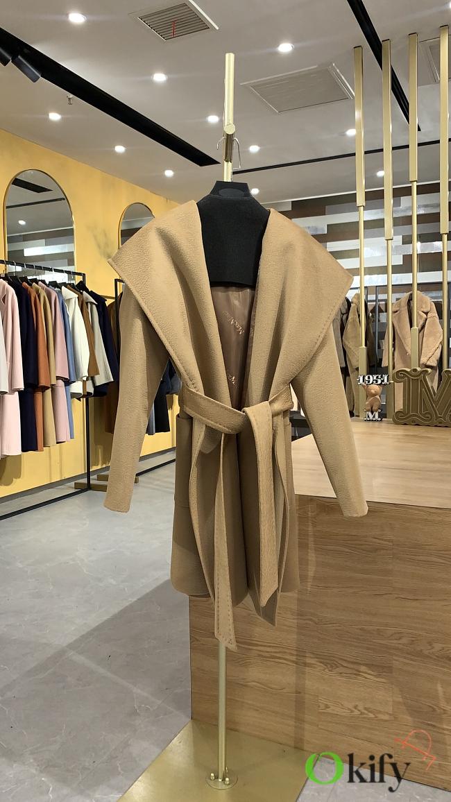 Okify Max Mara Camel Colour Robe Coat Camel - 1