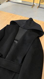 Okify Max Mara Camel Colour Robe Coat Black  - 6