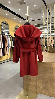 Okify Max Mara Camel Colour Robe Coat Red - 3