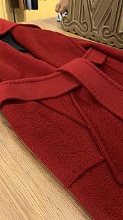 Okify Max Mara Camel Colour Robe Coat Red - 4