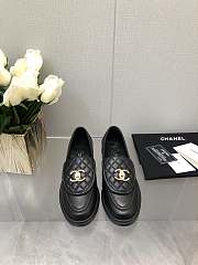 Okify CC Loafers Black Gold Hardware - 1