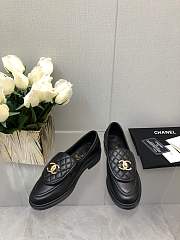 Okify CC Loafers Black Gold Hardware - 4