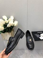 Okify CC Loafers Black Gold Hardware - 3