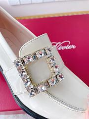 Okify Roger Vivi White Patent Diamond Buckle - 2