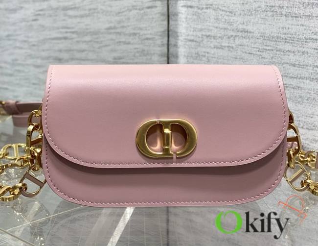 Okify Dior Small 30 Montaigne Avenue Bag Pink Box Calfskin - 1