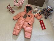 Okify Burberry Snowsuit Baby Pink - 4